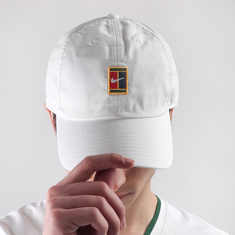  белая кепка Nike Court H86 Logo 852184-100 - цена, описание, фото 1